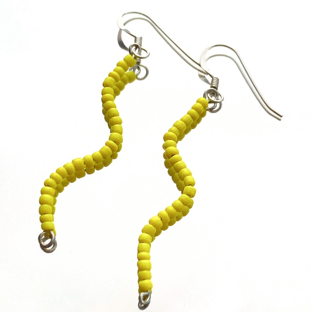 HANDMADE SQUIGGLE DANGLES
